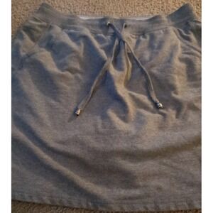 Green Tea Women Gray Skort Size XXLarge Pockets Drawstring Soft Athletic Classic